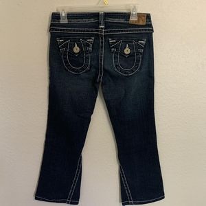 True Religion Women's Navy and Blue Jeans Size 28